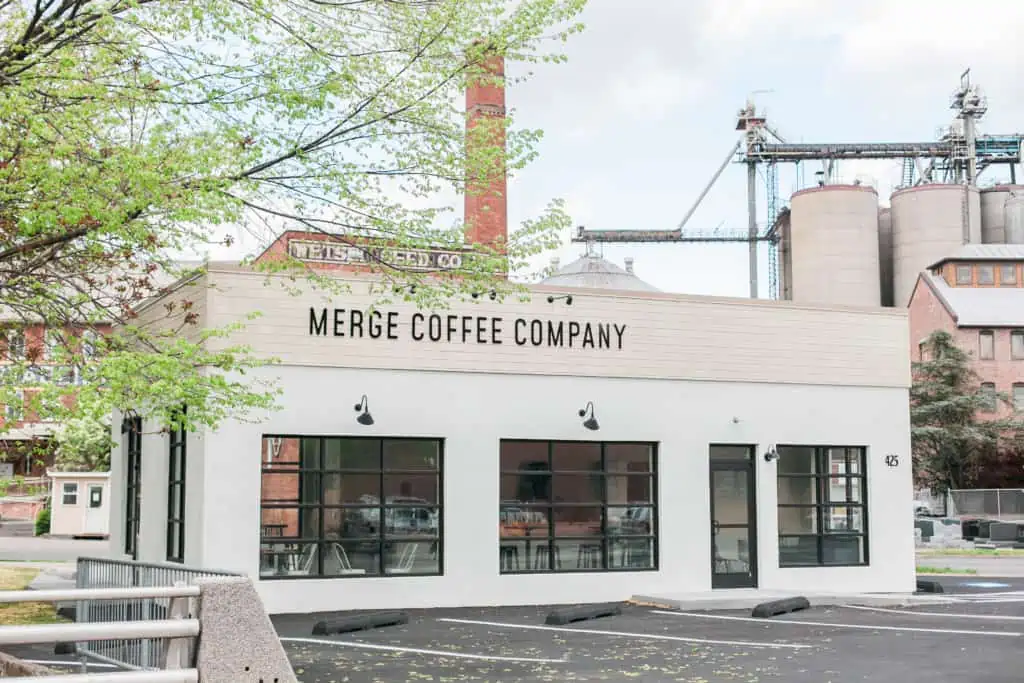 Merge Coffee Company location in Virginia.