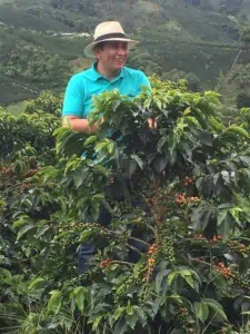 Rodrigo Sanchez, producer of the Old Soul Co. Colombia Monteblanco Gesha Cold Fermentation.